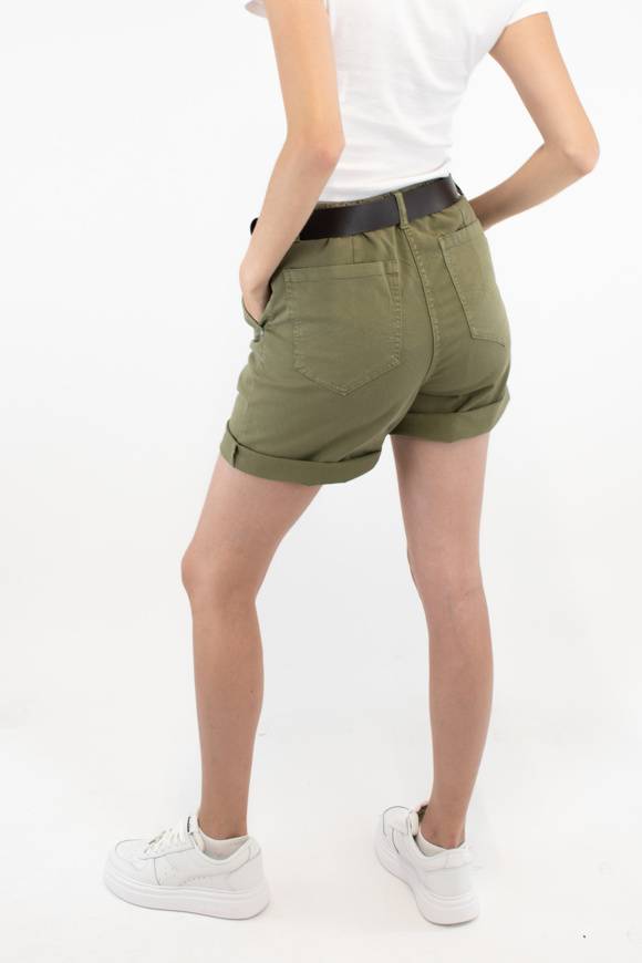Please Jeans PLEASE BERMUDA SHORTS - D0J N3N - LIZARD Negozio