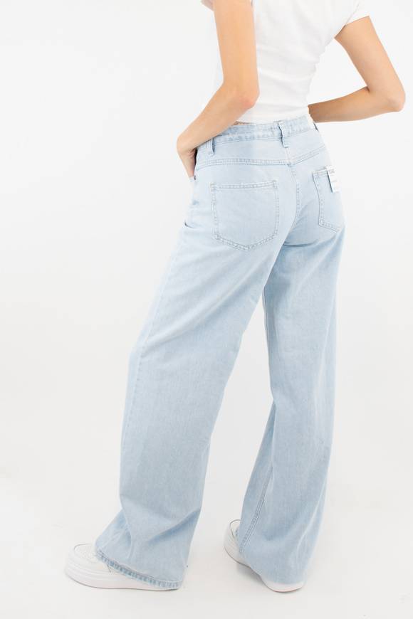 Please Jeans PLEASE FLARE JEANS - P27 NQZ - BLU DENIM Nuova