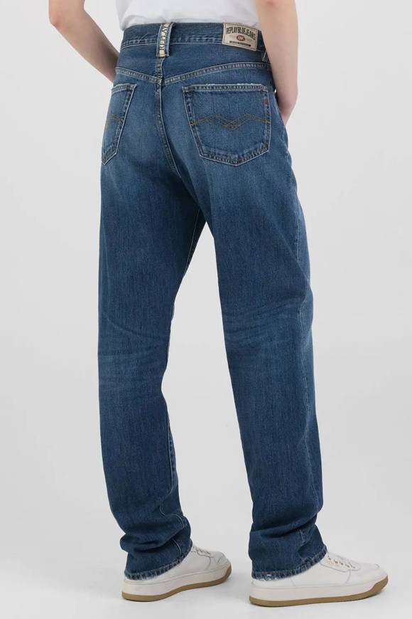 Please Jeans REPLAY JEANS DENIM - W9ZI - DARK BLUE Italia