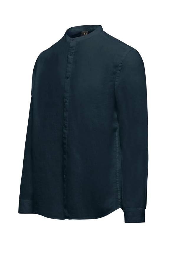 Please Jeans CAMICIA BOMBOOGIE - SM6 LI2 - NAVY BLUE Vendita