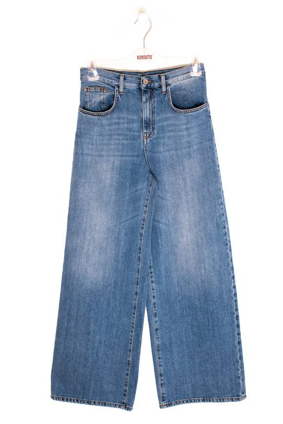 Please Jeans TENSIONE IN JEANS DENIM - PE2 S05 - BLU DENIM Affare Del Giorno