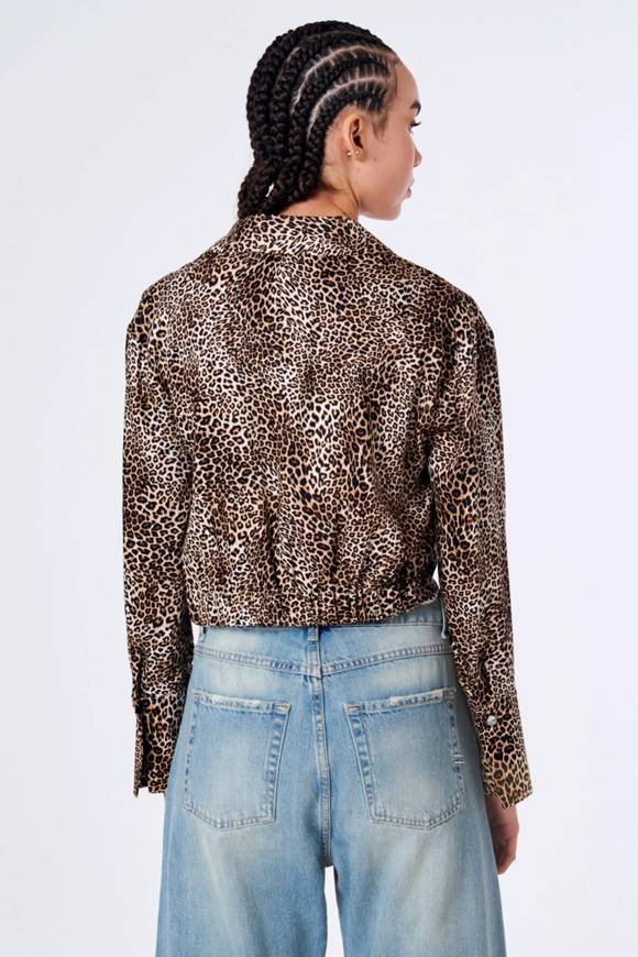 Please Jeans VICOLO TOP - TB1 190 - ANIMALIER Prezzo Ridotto