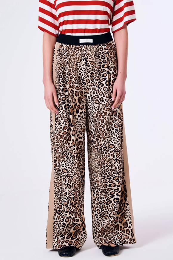 Please Jeans VICOLO TROUSERS - TB1 174 - ANIMALIER Sottocosto
