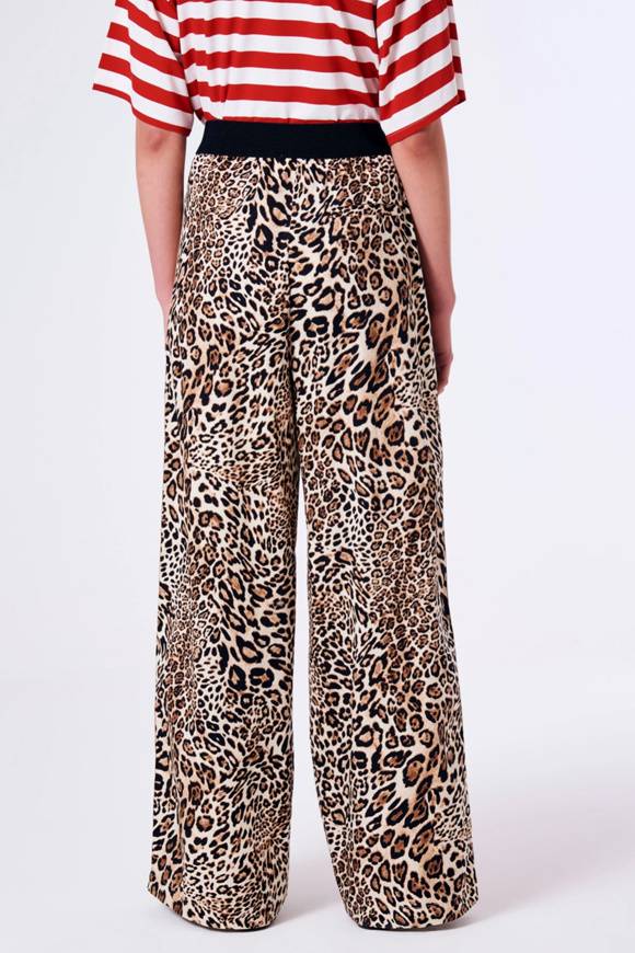 Please Jeans VICOLO TROUSERS - TB1 174 - ANIMALIER Sottocosto