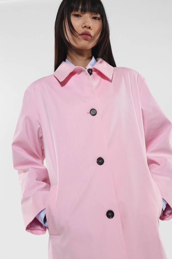 Please Jeans IMPERIAL TRENCHCOAT - KI4 HLJ - ROSA Presa