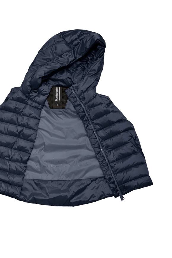 Please Jeans BOMBOOGIE DOWN JACKET - VW8 LC4 - POSEIDON BLUE Economico