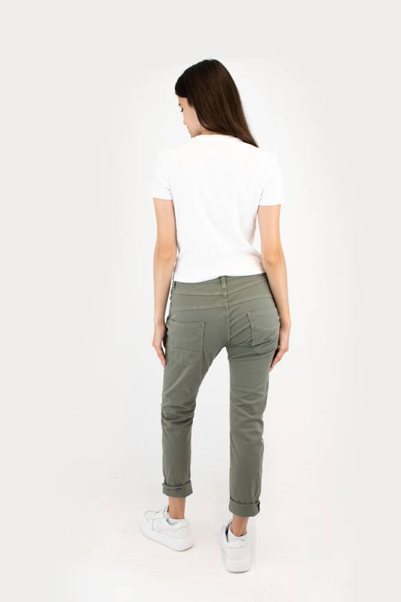 Please Jeans PLEASE - PANTALONI P78 N3N - MILITARE Offerte