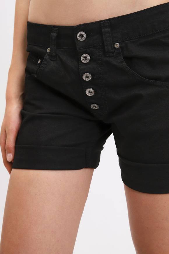 Please Jeans PLEASE – SHORTS P88 N3N - NERO Vendita Calda