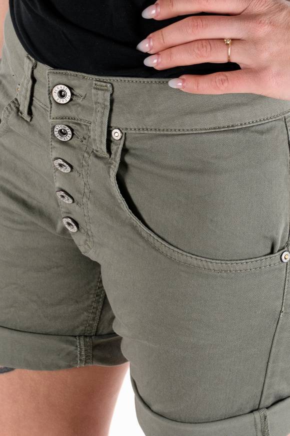 Please Jeans PLEASE – SHORTS P88 N3N - MILITARE Vendita Economica