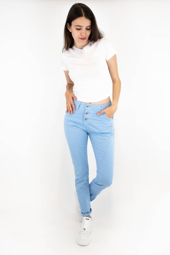 Please Jeans PLEASE TROUSERS - P78 N3N - CLEAR SKY In Saldo
