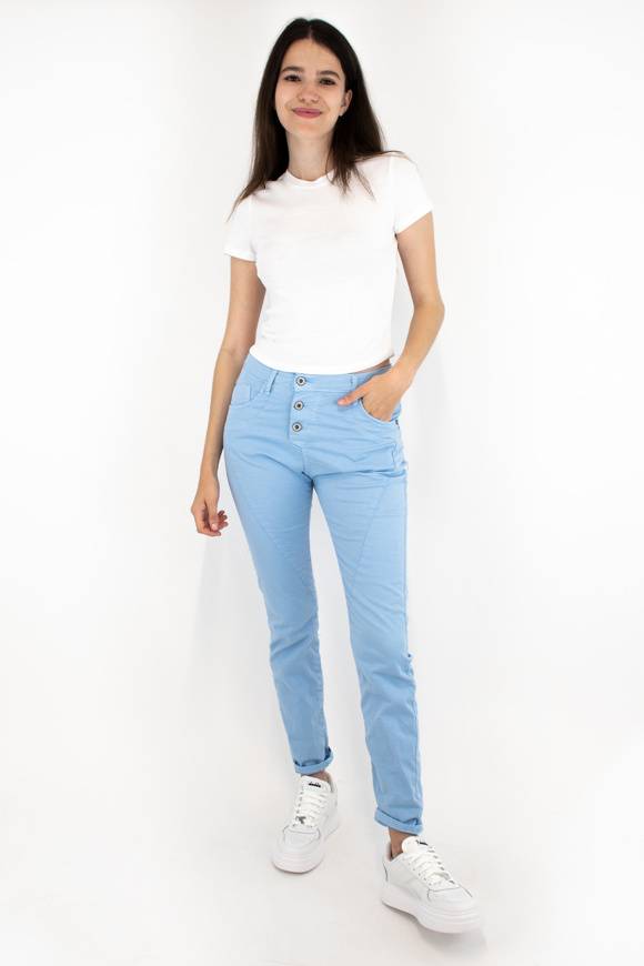 Please Jeans PLEASE TROUSERS - P78 N3N - CLEAR SKY In Saldo