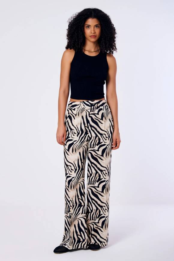Please Jeans VICOLO ZEBRA TROUSERS - TB 04 - ZEBRATO Nuova