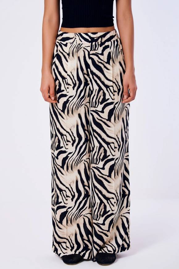 Please Jeans VICOLO ZEBRA TROUSERS - TB 04 - ZEBRATO Nuova