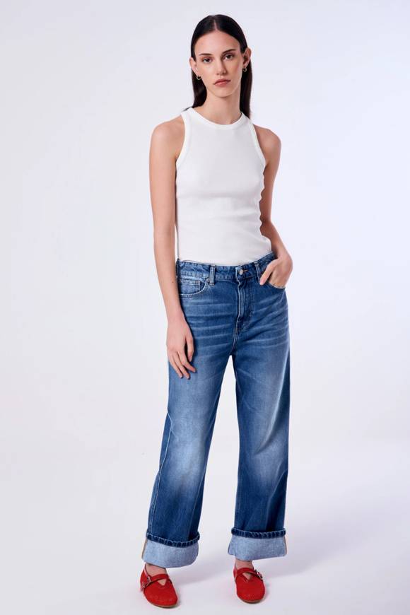 Please Jeans VICOLO KATE JEANS - DB5 286 - BLUE DENIM Italy