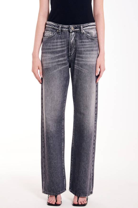 Please Jeans VICOLO KATE JEANS - DB5 014 - NERO/GRIGIO Qualità
