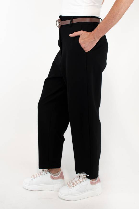 Please Jeans PLEASE TROUSERS - P2W 000 - BLACK Vendita