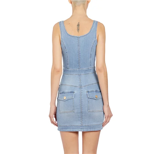 ELISABETTA FRANCHI MINI ABITO IN DENIM Only for today