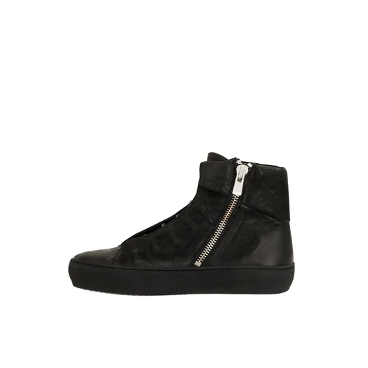 THE LAST CONSPIRACY SNEAKER ALTA IN PELLE Sconto