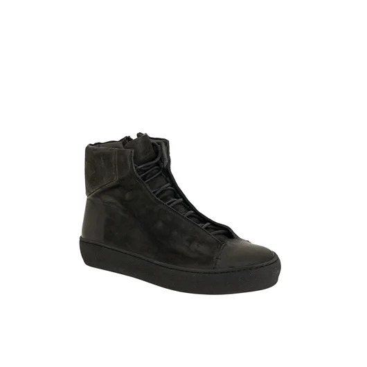 THE LAST CONSPIRACY SNEAKER ALTA IN PELLE Sconto