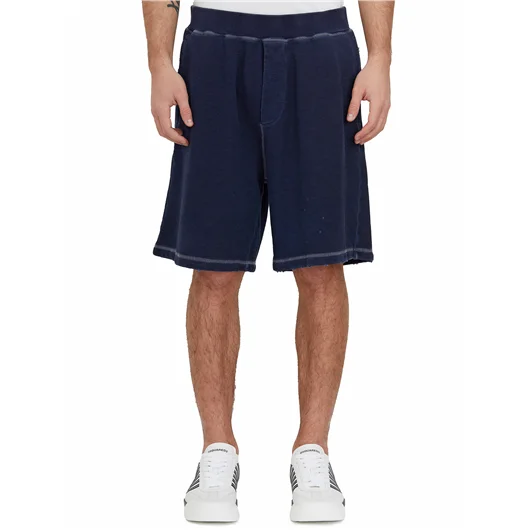 DSQUARED BERMUDA RELAX FIT IN COTONE In Vendita