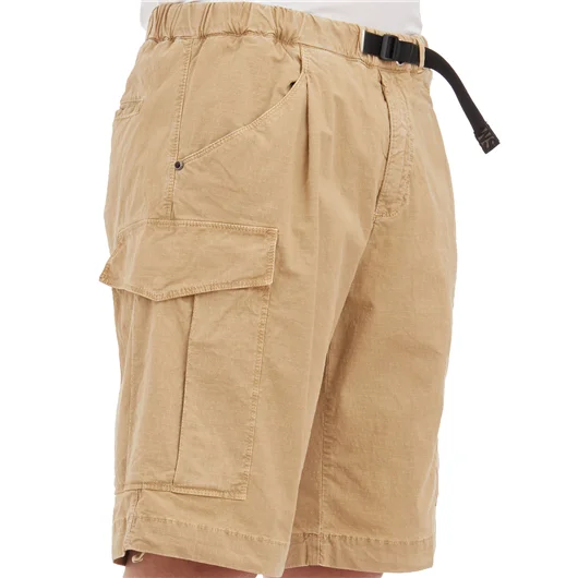 WHITE SAND BERMUDA CARGO IN COTONE Vendita Calda