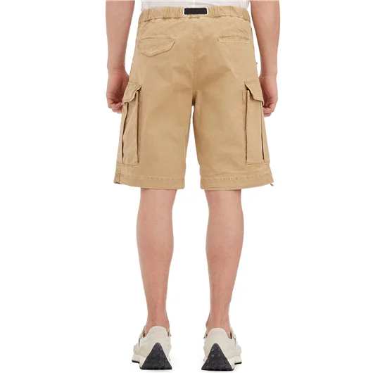 WHITE SAND BERMUDA CARGO IN COTONE Vendita Calda