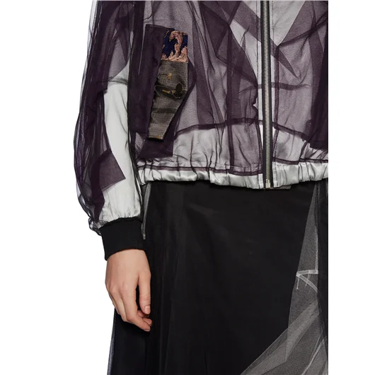 QUETSCHE_ BOMBER IN SATIN E TULLE Outlet
