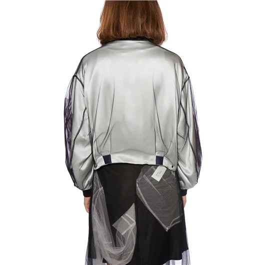 QUETSCHE_ BOMBER IN SATIN E TULLE Outlet