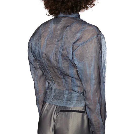 QUETSCHE_ CAMICIA BUSTIER IN ORGANZA Vendita Economica