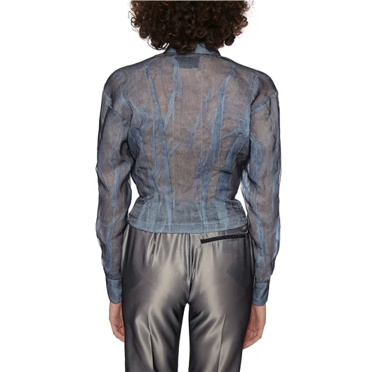 QUETSCHE_ CAMICIA BUSTIER IN ORGANZA Vendita Economica