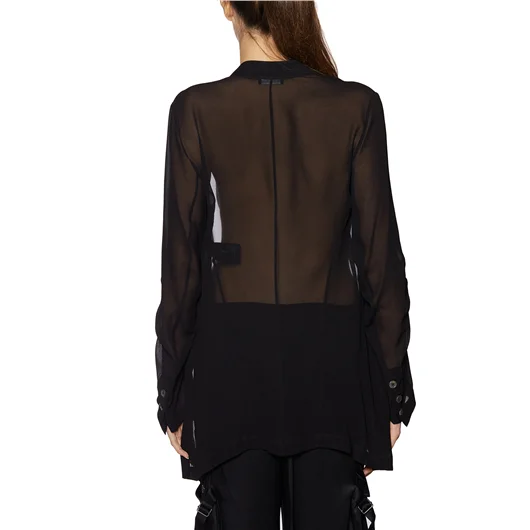 ANN DEMEULEMEESTER CAMICIA IN CREPE 2025