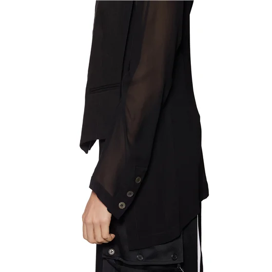 ANN DEMEULEMEESTER CAMICIA IN CREPE 2025