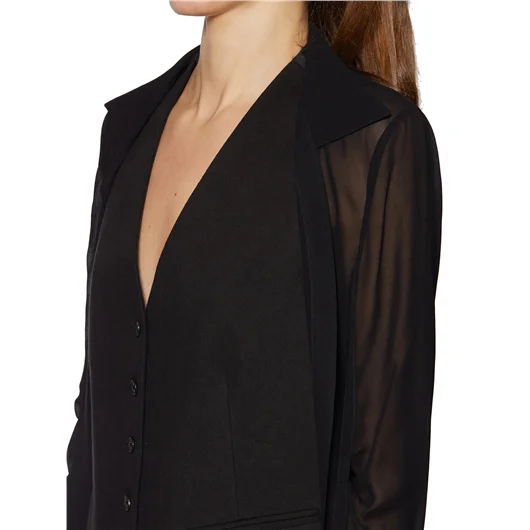 ANN DEMEULEMEESTER CAMICIA IN CREPE 2025