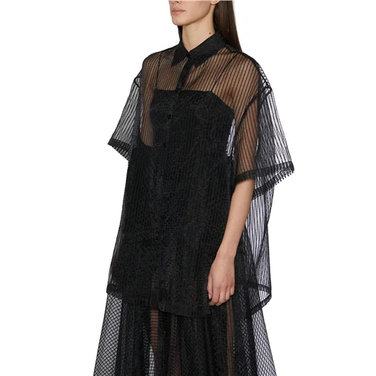 NU CAMICIA TRASPARENTE OVERSIZE Soddisfazione Garantita
