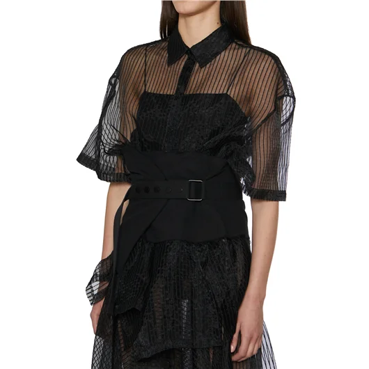 NU CAMICIA TRASPARENTE OVERSIZE Soddisfazione Garantita