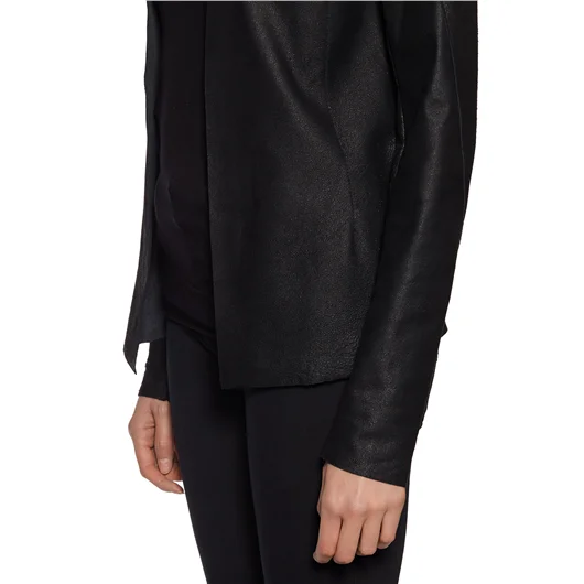 10SEI0OTTO CARDIGAN IN PELLE In Vendita