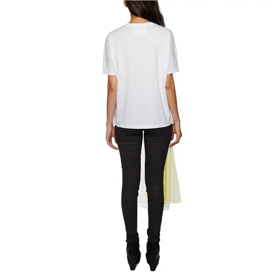 QUETSCHE_ DRESS T-SHIRT IN COTONE E TULLE Italia