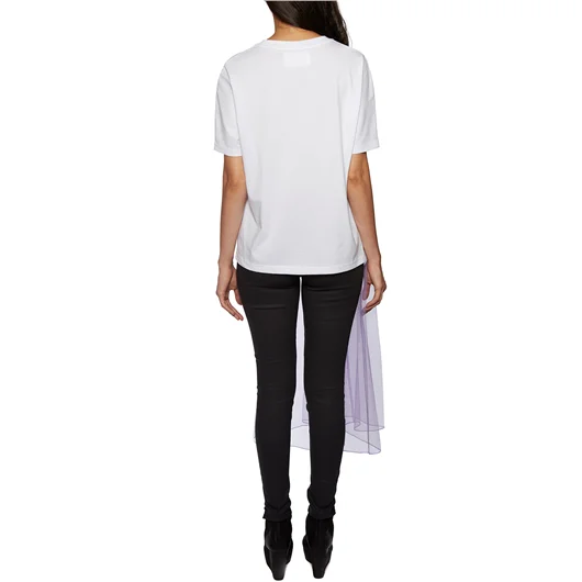 QUETSCHE_ DRESS T-SHIRT IN COTONE E TULLE 2025