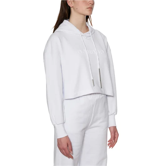 DONDUP FELPA IN COTONE CON CAPPUCCIO Nuovo