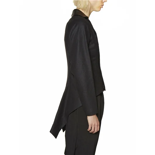 YOHJI YAMAMOTO GIACCA IN LANA IRREGOLARE Fino Al -60%