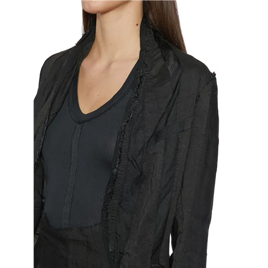 MARC LE BIHAN GIACCA IN LINO A COLLO ALTO Shopping Online