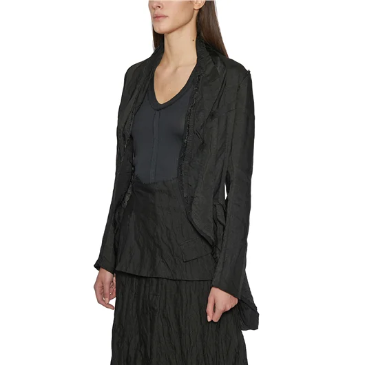 MARC LE BIHAN GIACCA IN LINO A COLLO ALTO Shopping Online