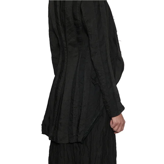MARC LE BIHAN GIACCA IN LINO A COLLO ALTO Shopping Online