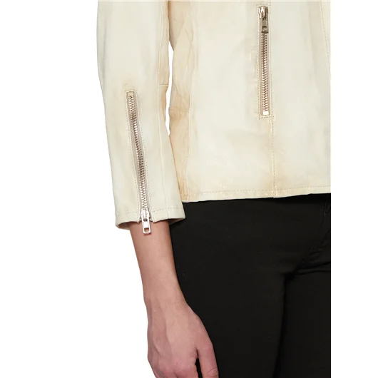 SWORD GIACCA IN PELLE CON ZIP Affare Del Giorno