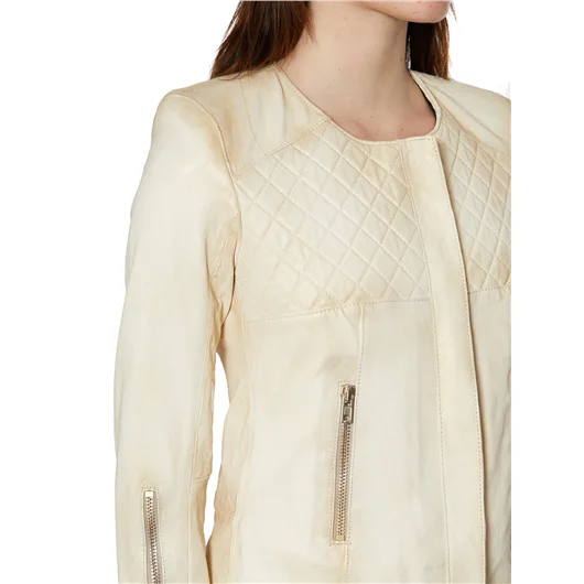 SWORD GIACCA IN PELLE CON ZIP Affare Del Giorno