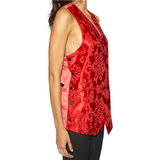 ANN DEMEULEMEESTER GILET IN SETA JACQUARD Offerte
