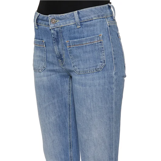 DONDUP JEANS IN DENIM MOD. MOLLY Consegna Veloce