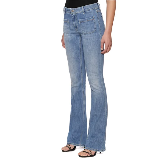 DONDUP JEANS IN DENIM MOD. MOLLY Consegna Veloce