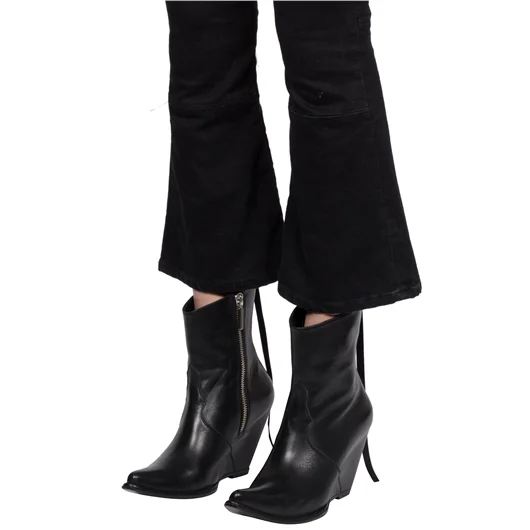 BEN TAVERNITI UNRAVEL JEANS IN DENIM STONE LACE UP Sottocosto