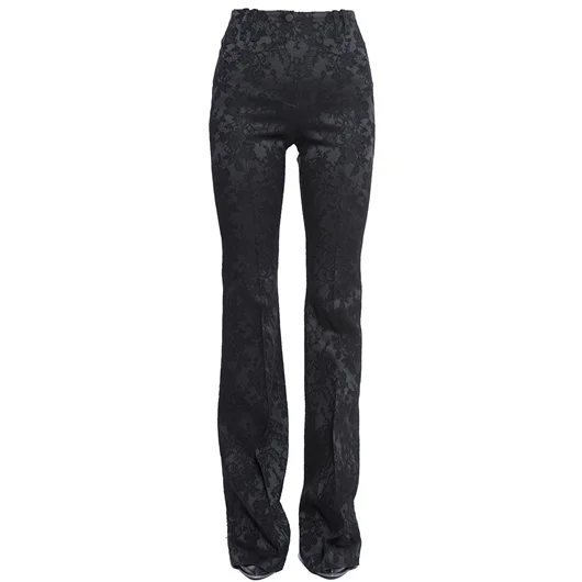 PLEIN SUD PANTALONE A ZAMPA IN JAQUARD DI RASO Vendita